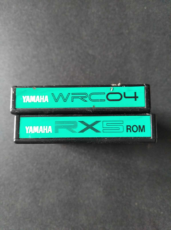 Yamaha  RX 5 ROM +WRC 04 cartridges untested image 1