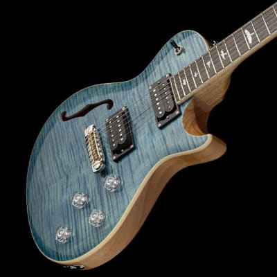 PRS SE Zach Myers Semi-Hollow Electric Guitar - Myers Blue image 4