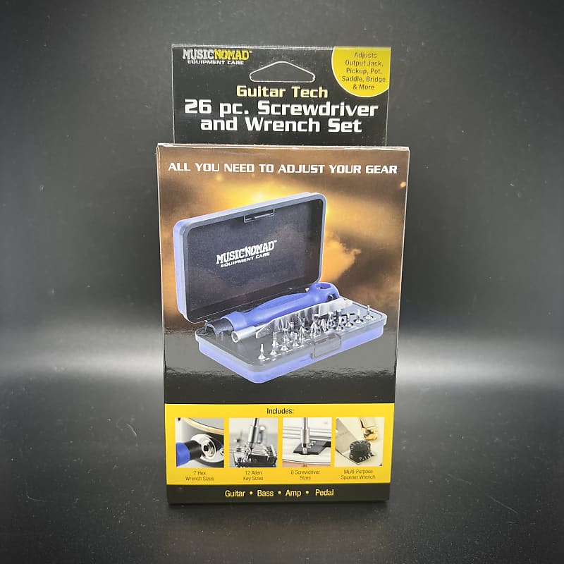 Music Nomad Premium Guitar Tech Screwdriver and Wrench Set Reverb