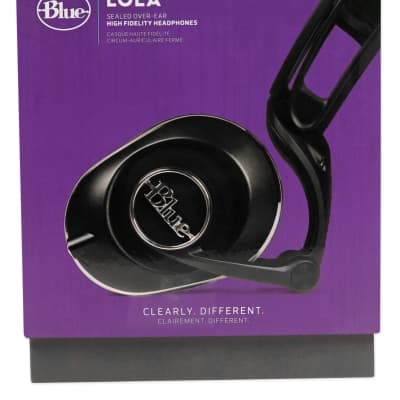 Blue Lola Black Sealed Over-Ear Studio Headphones+Condenser Recording Microphone image 7