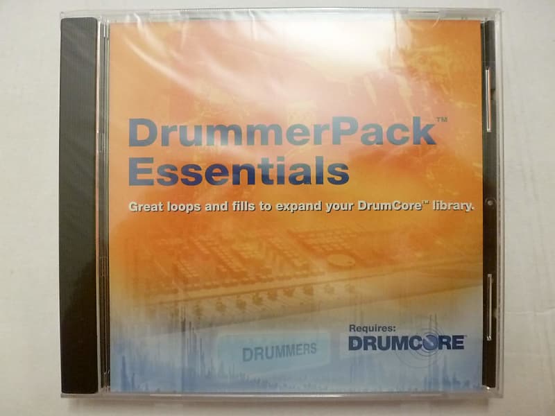 New in Sealed Jewel Case DrumCore DrummerPack Essentials Drum Core Groove Loop Sample CD / Sound CD image 1