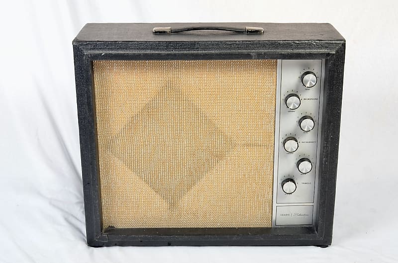 Silvertone Model 1482 5-Watt 1x12 Guitar Combo 1960s - Black image 1