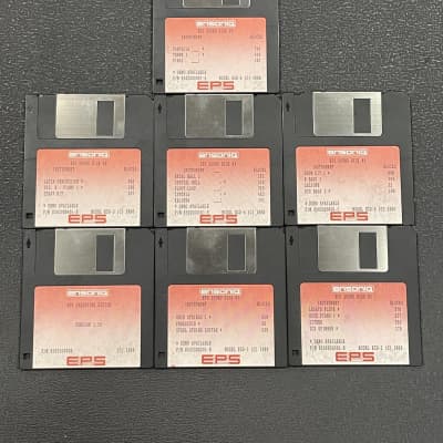 Ensoniq EPS Sound Disc 1-6 Plus Operating System V1.3 Set