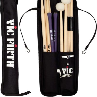 Vic Firth Essentials Stick Bag Black ESB  Drumstick / Drum stick bag image 1