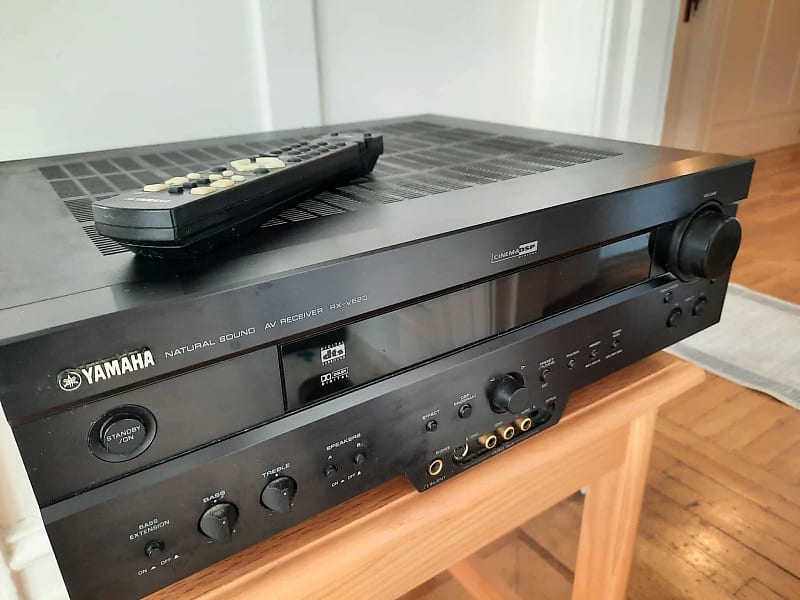 Yamaha RX-V620 Audio Video Receiver 90s  - Black metal  			