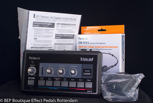 Roland VP-7 Vocal Processor 2010 s/n ZZ31331 incl Roland DR-HS 5 Headset,  Japan, as used by Beyoncé.