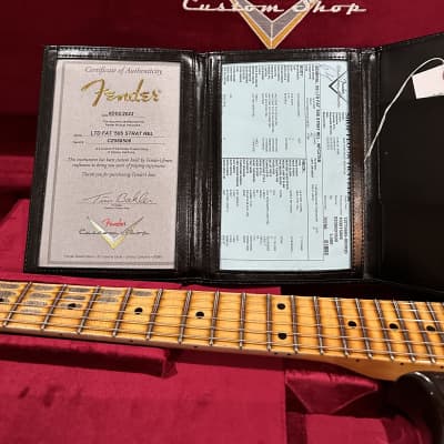 Fender Custom Shop Limited Edition Fat 50’s Stratocaster Relic – Wide Fade Chocolate 2-Color Sunburst image 6