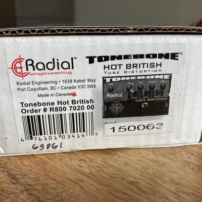 Radial Tonebone Hot British w/ Radial Power Converter/Buffer image 8