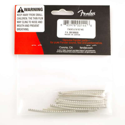 Fender® Standard Guitar Fret Wire, Medium Jumbo, 24 pieces 099-1998-000 image 2