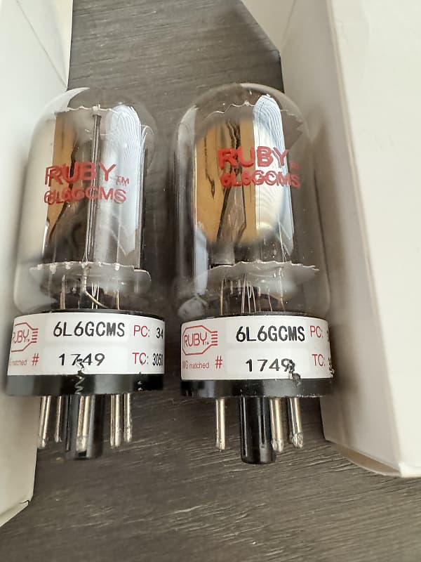 Ruby 6L6 GCMS power tubes (pair) Reverb