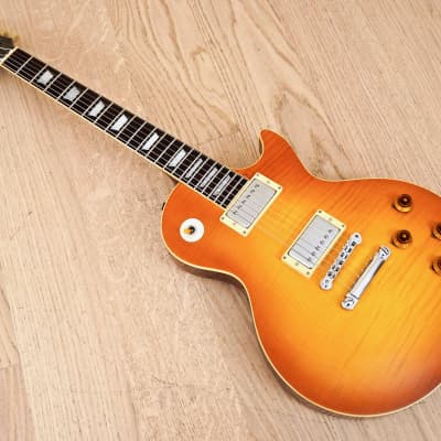 1985 Tokai Love Rock LS-65 Standard Ice Tea Burst Flame Top | Reverb