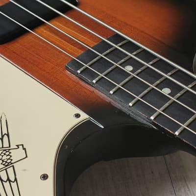 1990 Gibson USA Thunderbird IV Neckthrough Bass (Vintage Brown Sunburst) image 8
