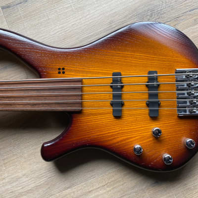 Sandberg Bullet 'Old Booster' Classic 5 fretless lefty image 1