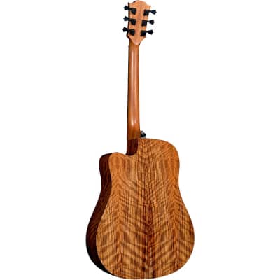 Lag Guitars Tramontane HyVibe THV20DCE Dreadnought Acoustic-Electric Smart Guitar Natural image 4