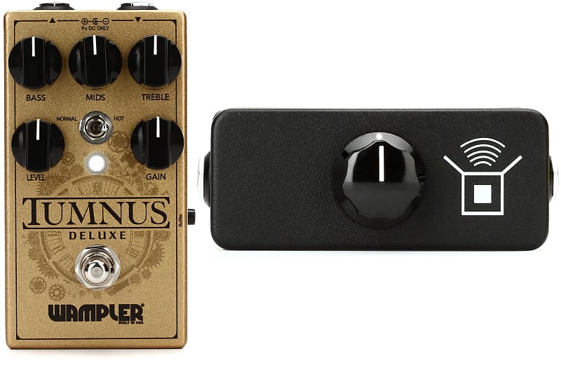 Wampler Tumnus Deluxe Transparent Overdrive Pedal Bundle with Reverb