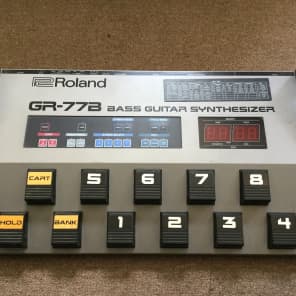 Roland G-77 Bass with GR-77B Effects Controller Unit 1980's Red image 15