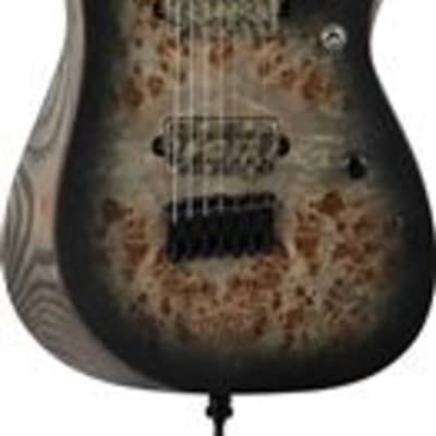 Ibanez Axion Label RGD71ALPA Electric Guitar Charcoal Burst Black Flat image 1