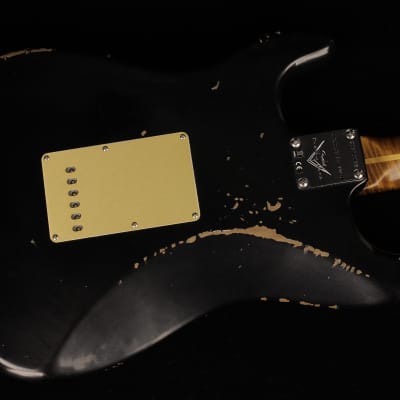 Fender Custom Limited Edition Roasted '56 Stratocaster Relic - ABLK (#718) image 9