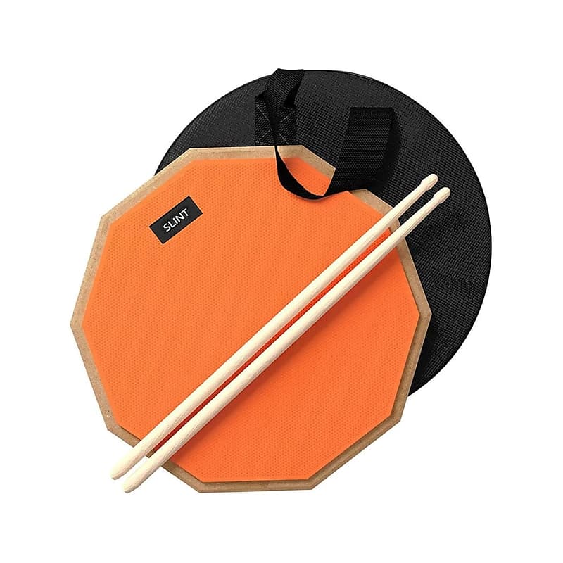 12 Inch Snare Drum Practice Pad And Sticks - Double Sided | Reverb