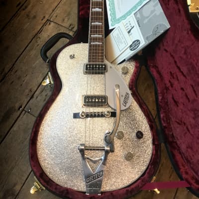 2006 Gretsch G6129T-1957 Silver-Jet  with original hard shell case and COA image 4