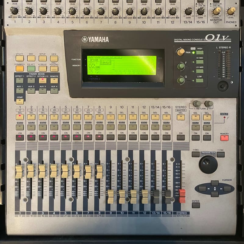 YAMAHA o1v MY8-AT付き ヤマハ デジタルミキサー - エフェクター、PA機器