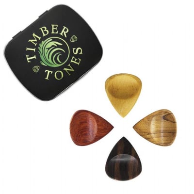 Timber Tones GRY-MT-4 Groovy Tones Mixed Tin of 4 Guitar Picks for sale