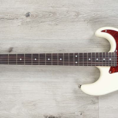 G&L USA Legacy HSS Guitar, Vintage White, Rosewood Board image 6
