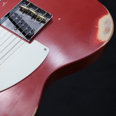 Nash Guitars T57 Dakota Red Medium Aging Finish Lollar Pickups Electric Guitar w/Case image 15