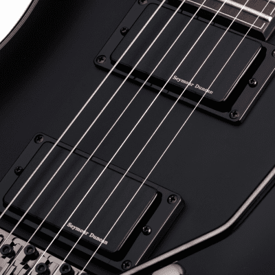 Schecter BlackJack SLS C-1 FR Active Satin Black Electric Guitar image 6