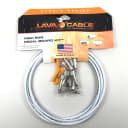 Lava Cable LCPBKTR-W High End Pedal Board Cable Kit - White