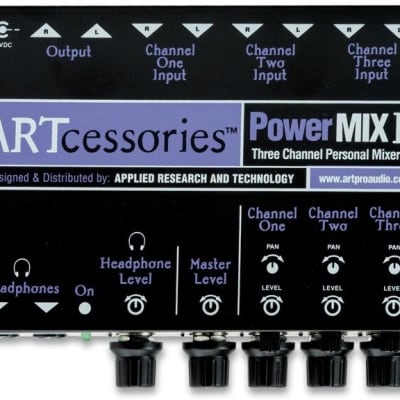 ART PowerMIX III 3-Channel Mini Stereo Line Mixer image 7