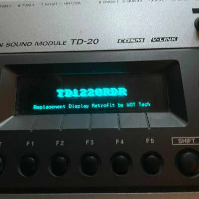 Wot Tech replacement OLED lcd for Roland td-20 td-12 drum modules image 7