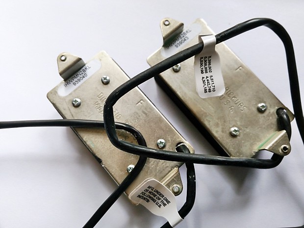 DiMarzio Fusion Edge Black , Bridge and Neck Position | Reverb