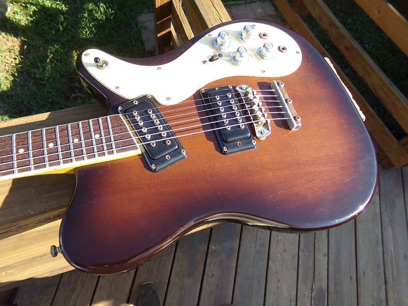 Mosrite Stereo 350,  ca. 1973, dark brown sunburst, excellent condition, appears all original image 1