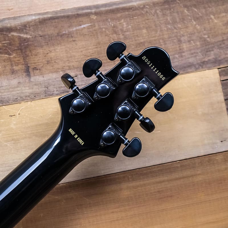 Samick Greg Bennett Metalhead MH2 Electric Guitar, Metallic Black