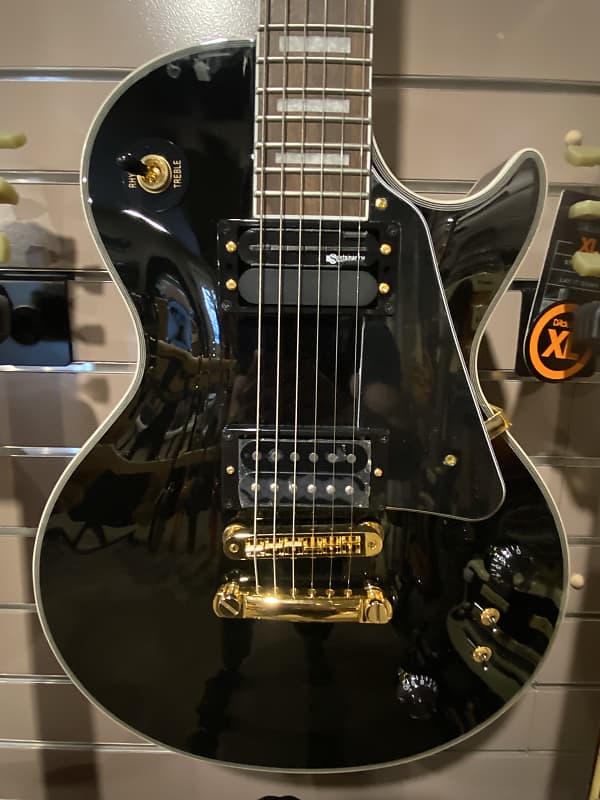 Burny RLC-95S Black Les Paul with Sustainer 2022 Black | Reverb