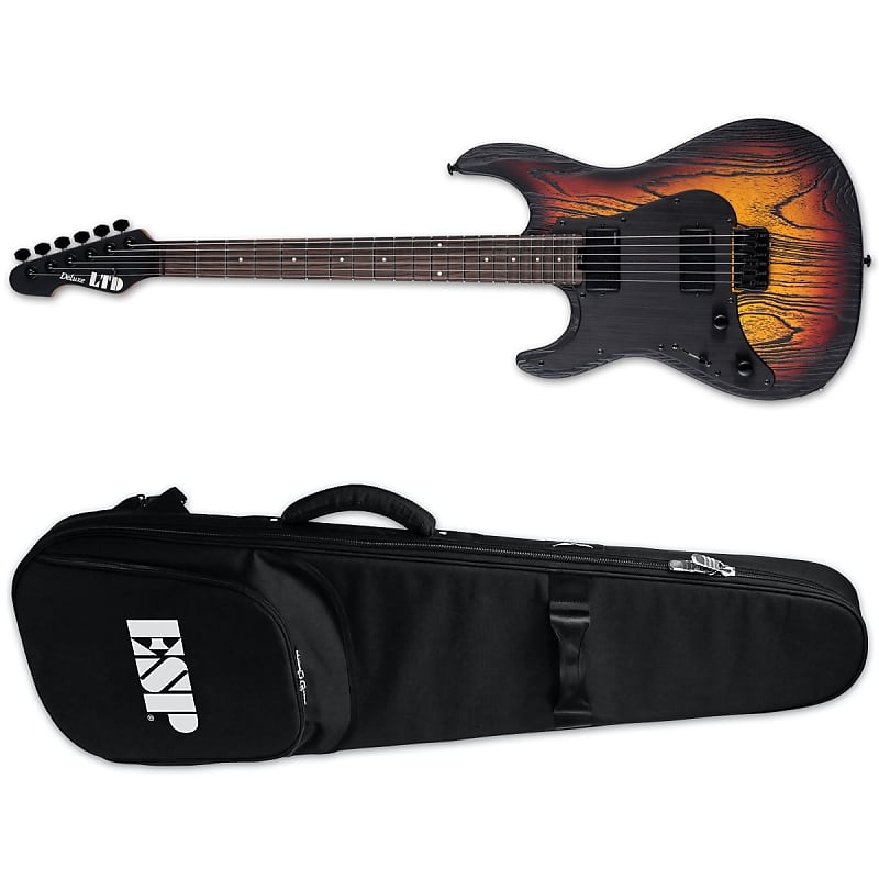 ESP LTD SN-1000HT LH Left-Handed Electric Guitar Fire Blast + ESP Gig Bag BRAND NEW SN1000HT image 1