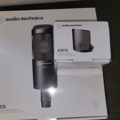 Audio-Technica AT2035 Large Diaphragm Cardioid Condenser Microphone 2010s - Black