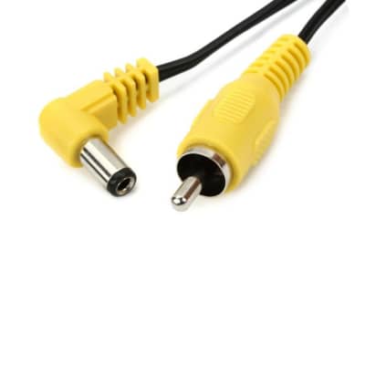 CIOKS Type 3 Flex Cable with 5.5 / 2.5mm Centre Negative Angled DC Plug - 50cm