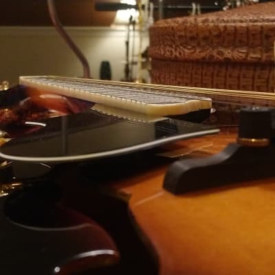 Oscar Schmidt Left Handed F-Style Mandolin with Hard Shell Case image 16