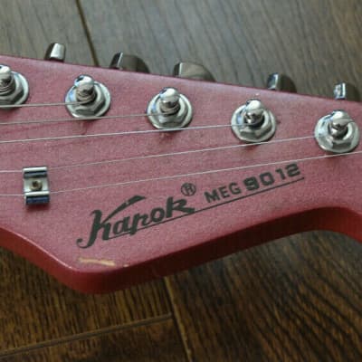 Kapok MEG 9012 Electric Guitar - Pink Sparkle Finish image 3