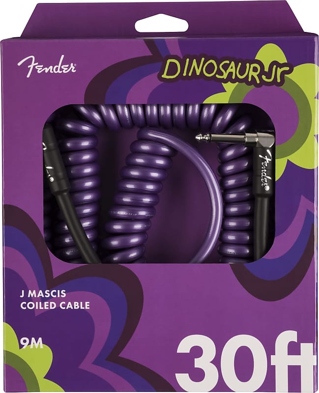 Fender J MASCIS COIL CABLE 30' Purple