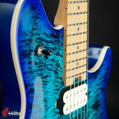 EVH Wolfgang WG Special QM with Baked Maple Neck Chlorine Burst image 7