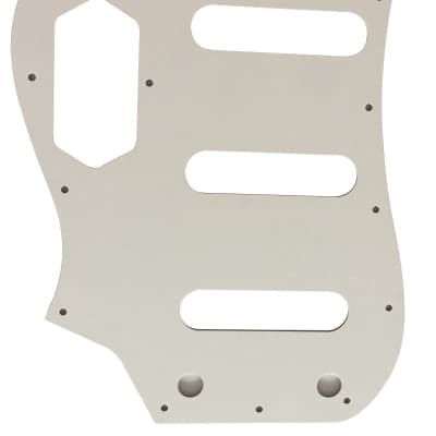 For Fender 4-Ply Squier Vintage Modified Bass VI Guitar Pickguard Scratch Plate, White Pearl image 5
