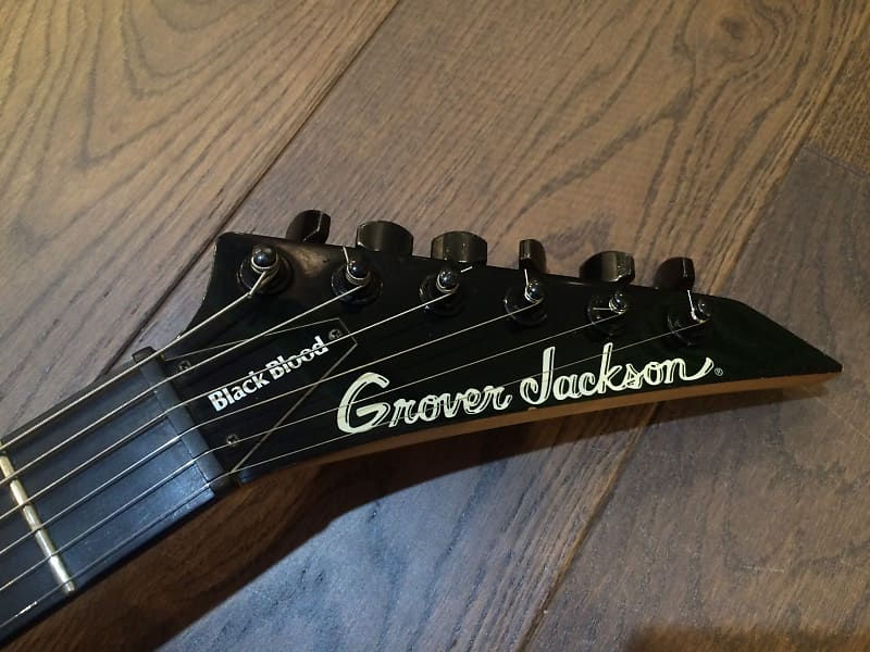 ギター Grover Jackson Black Blood R.Rhoads Grover Jackson Black Blood Rhoads (RR5) 1996 Black | Reverb