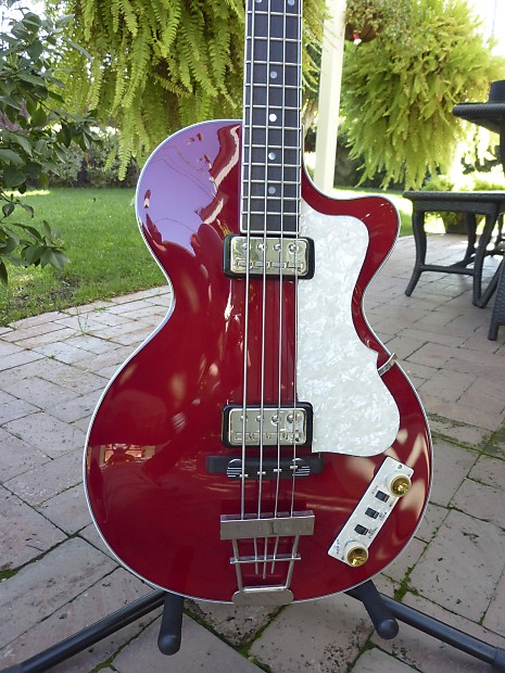 Hofner Club Bass Contemporary Series 2008 Red image 1