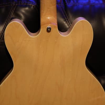 2004 - Epiphone Dot Deluxe (Plain Top) (Natural) - PEARLY GATES PICKUPS! image 13