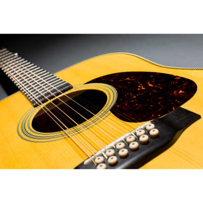 Martin HD12-28 12-String Acoustic Guitar - Natural image 6