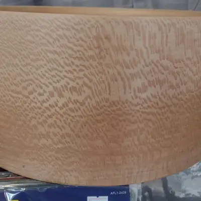 Witt Percussion / Erie Drums Solid Steambent 14x6⅜ Quarter Sawn Sycamore Bare Snare Drum Shell image 1