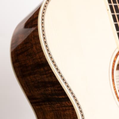 Santa Cruz OM Custom Acoustic Guitar, Flamed Koa & Italian Spruce image 16